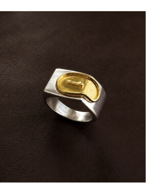 Museum Salvador Dali Sz 7 Melting Clock Ring Gold Surreal Silver Statement Boho